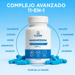 Magnesium Complex 11 en 1 · 600 mg · 120 cápsulas · Vegano