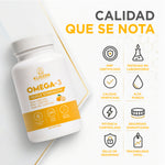 Omega 3 Triple Strength · 3,600 mg · 120 cápsulas blandas · Sabor limón