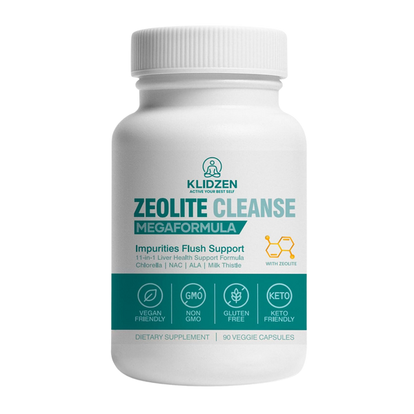 Zeolite Cleanse Megaformula 11 en 1 · 90 cápsulas vegetales