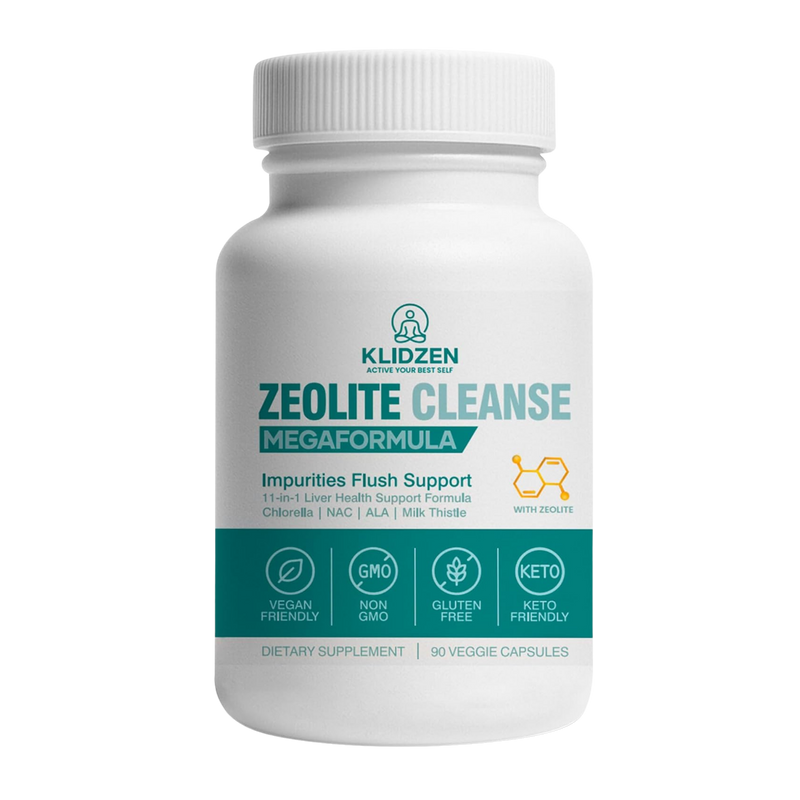 Zeolite Cleanse Megaformula 11 en 1 · 90 cápsulas vegetales