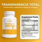 Omega 3 Triple Strength · 3,600 mg · 120 cápsulas blandas · Sabor limón